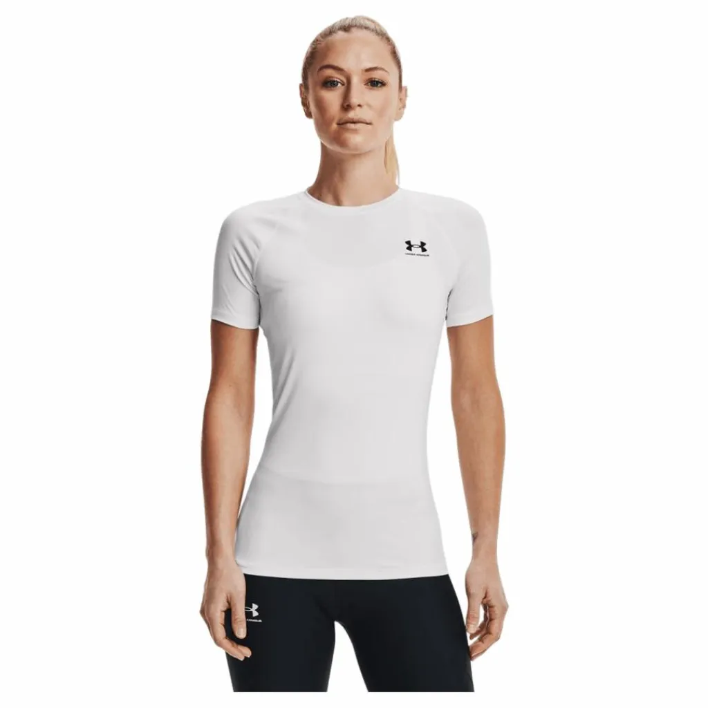 Under Armour Ua Hg Authentics Comp Ss White Vit Best