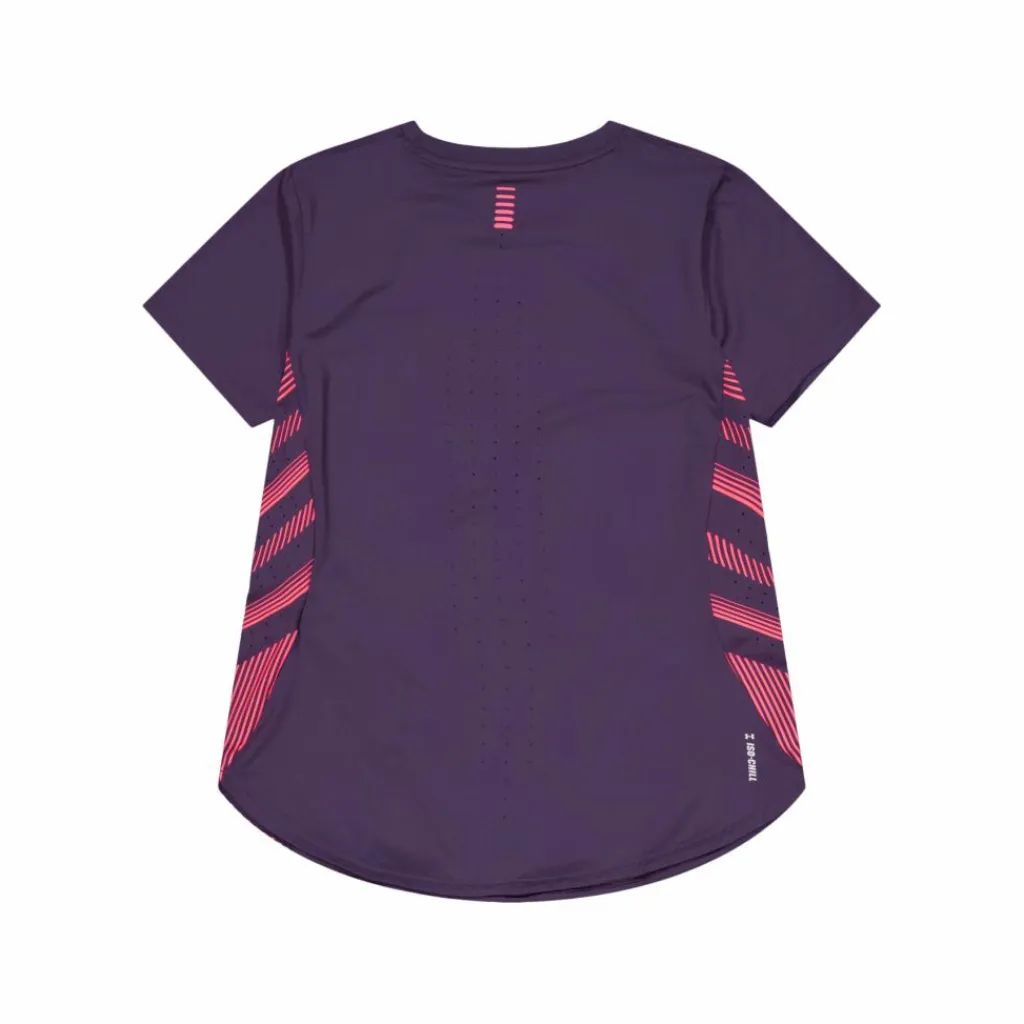 Ua Iso-chill Laser Tee Ii Tux Purple*Under Armour Clearance