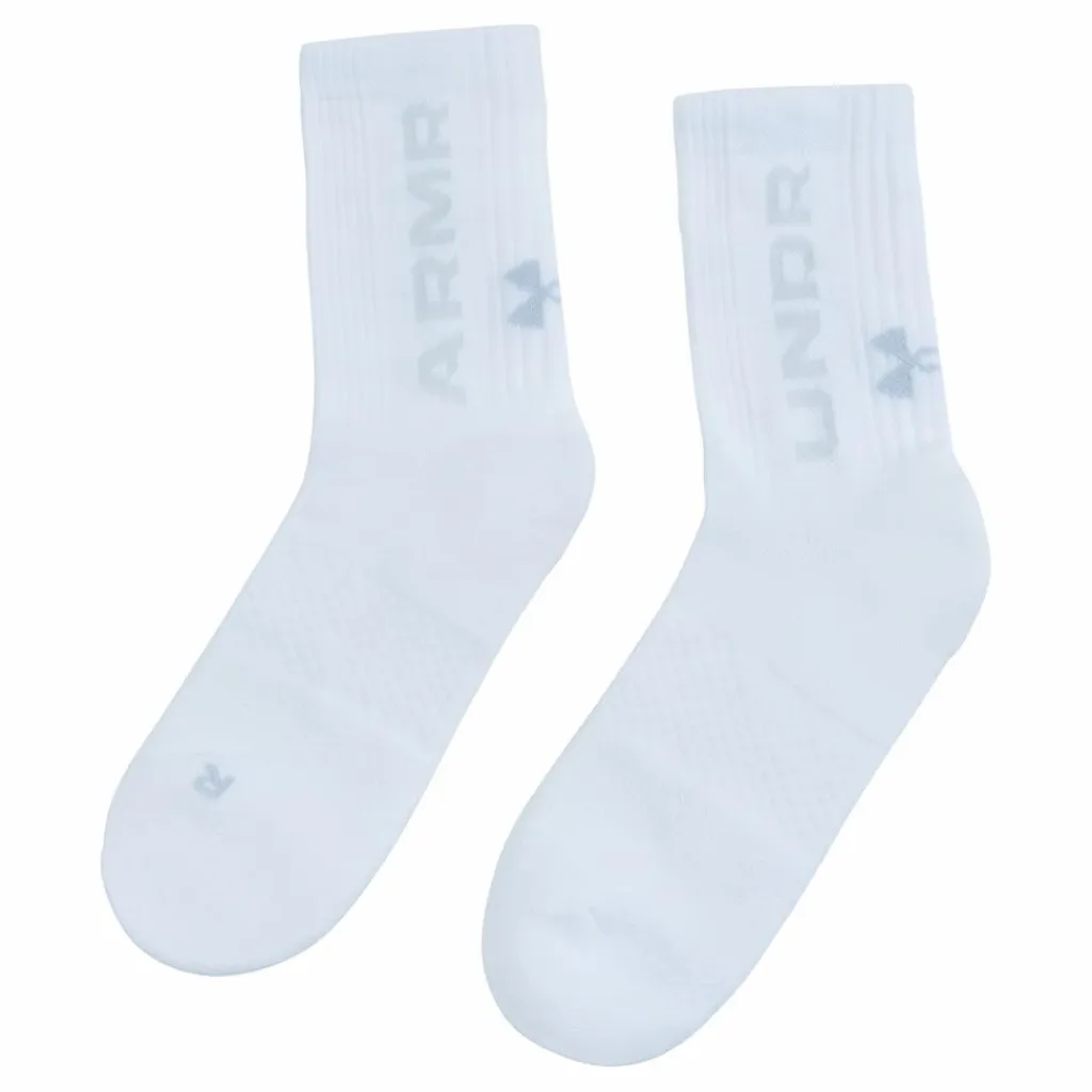 Under Armour UA 3-Maker 3pk Mid-Crew Vit Hot