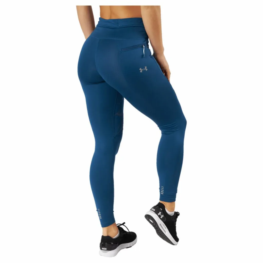 Under Armour Ua Outrun The Cold Tight Ii Petrol Blue Blå Discount
