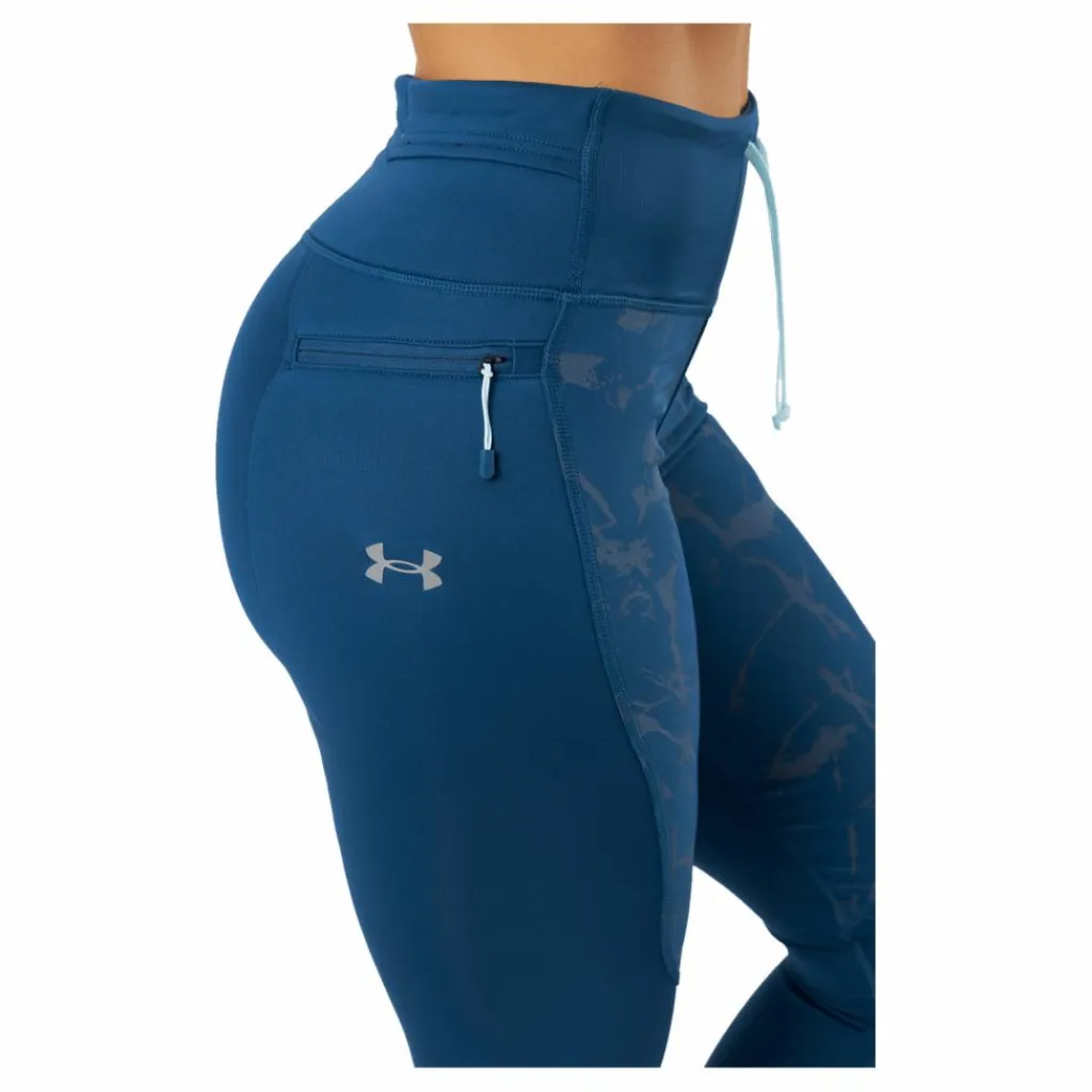 Under Armour Ua Outrun The Cold Tight Ii Petrol Blue Blå Discount