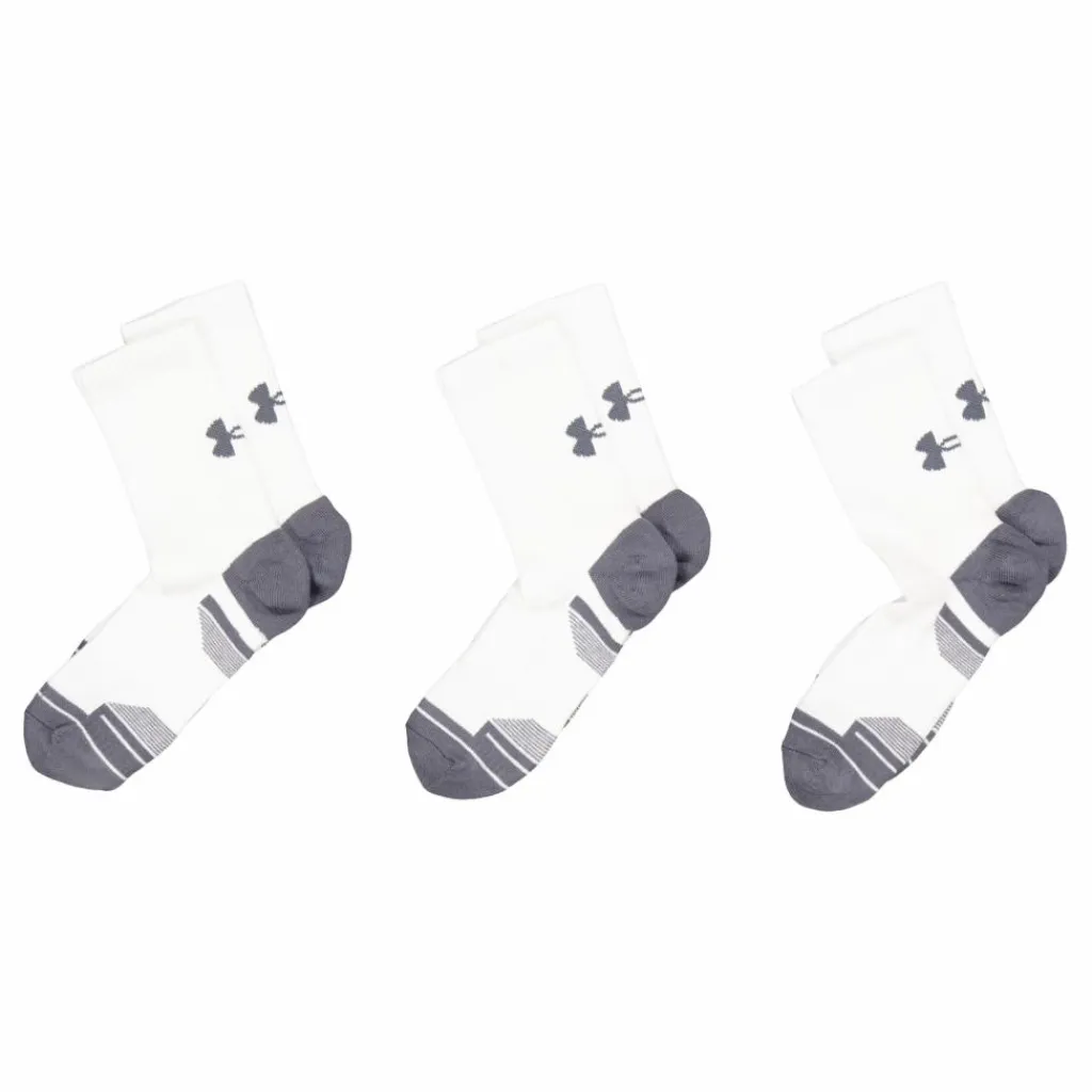 Under Armour Ua Performance Cotton 3p Mid White Vit