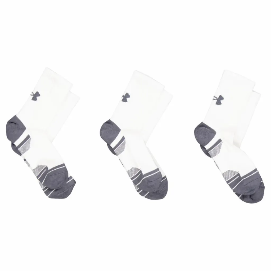 Under Armour Ua Performance Cotton 3p Mid White Vit