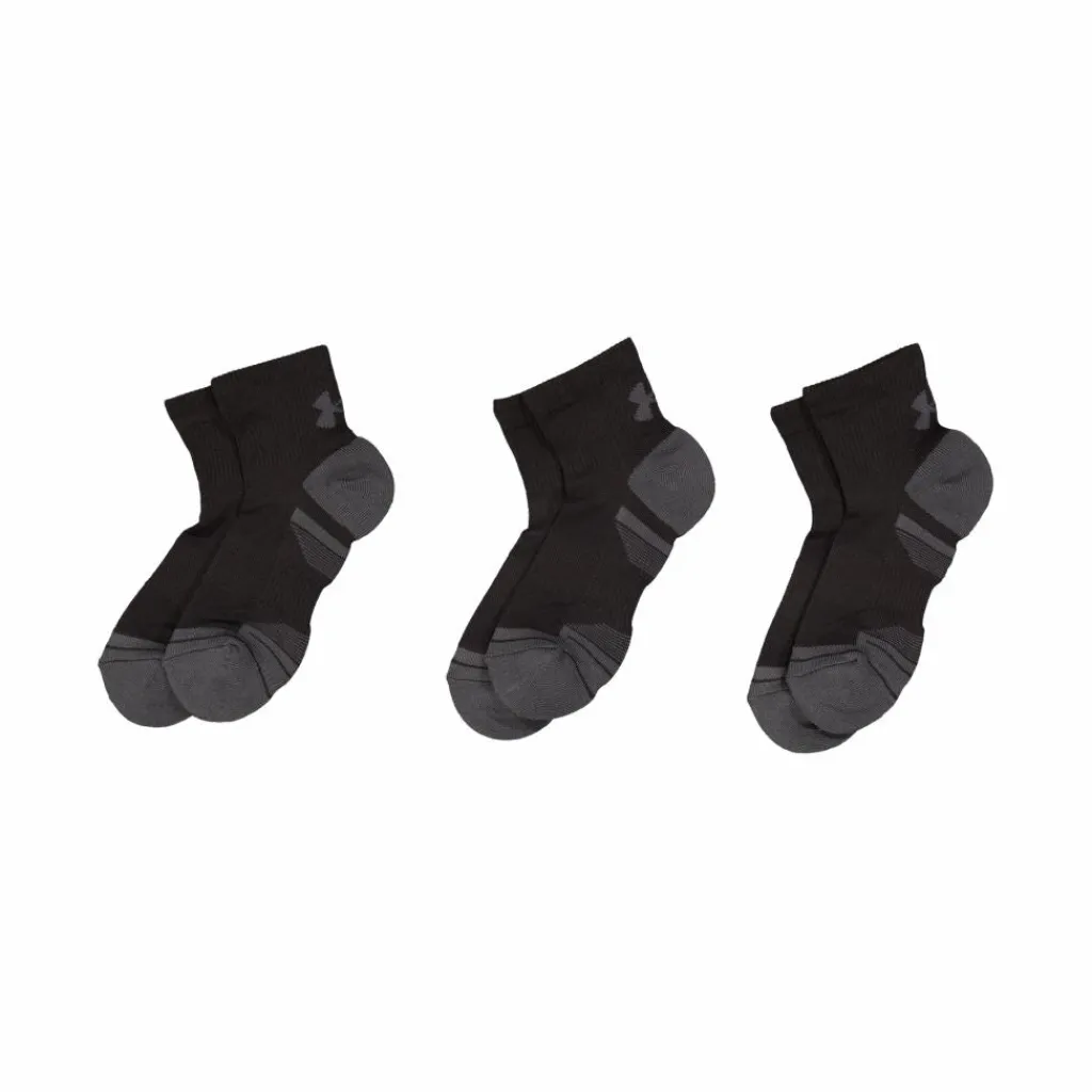 Under Armour Ua Performance Tech 3pk Qtr Black Svart New
