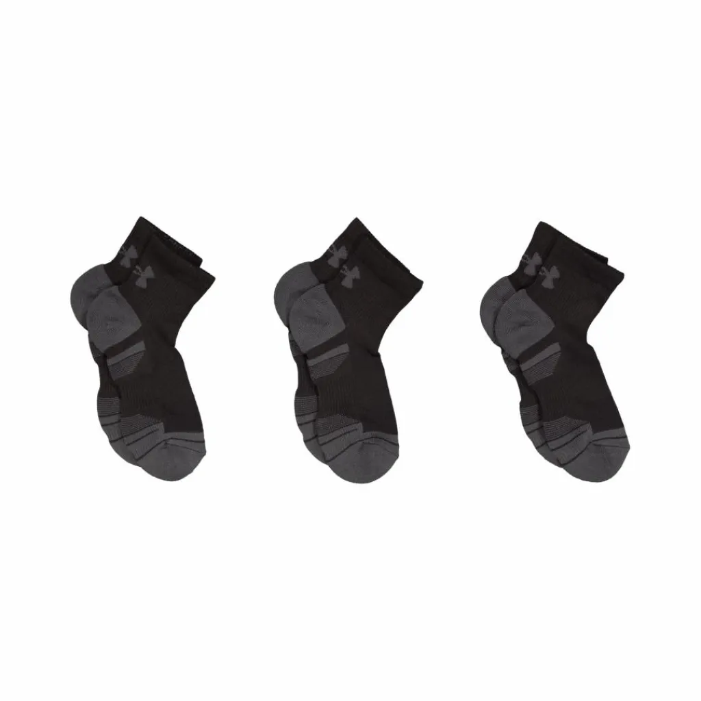 Under Armour Ua Performance Tech 3pk Qtr Black Svart New