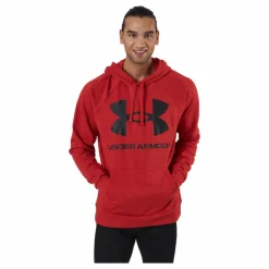 Ua Rival Fleece Big Logo Hd Radiant Red*Under Armour Discount