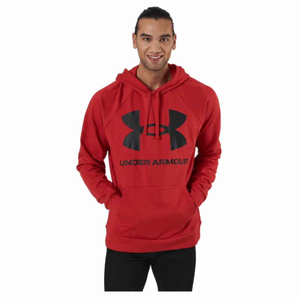 Ua Rival Fleece Big Logo Hd Radiant Red*Under Armour Discount