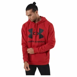 Ua Rival Fleece Big Logo Hd Radiant Red*Under Armour Discount