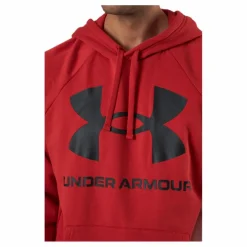 Ua Rival Fleece Big Logo Hd Radiant Red*Under Armour Discount