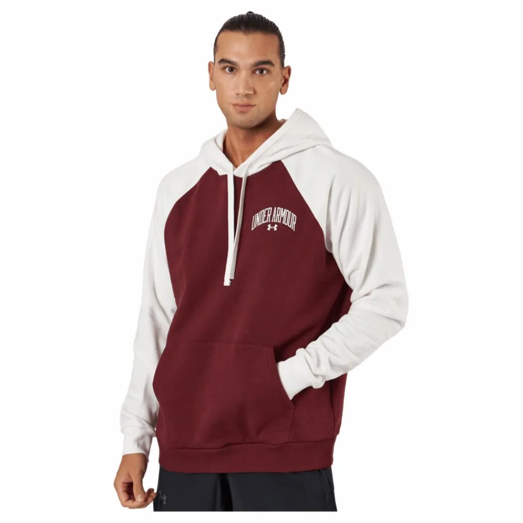 Under Armour Ua Rival Wm Colorblock Hd Chestnut Red Flerfärgad Hot