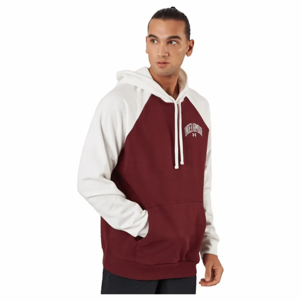 Under Armour Ua Rival Wm Colorblock Hd Chestnut Red Flerfärgad Hot