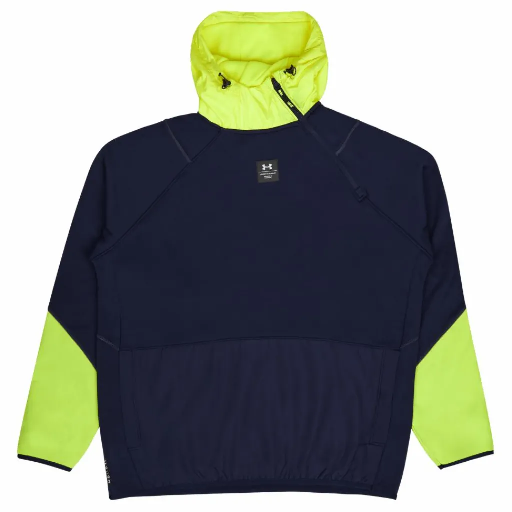Under Armour UA RUSH FLEECE HOODIE Blå Hot