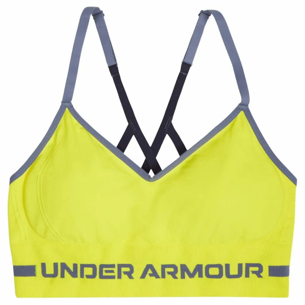 Under Armour UA Seamless Low Long Bra Gul Outlet