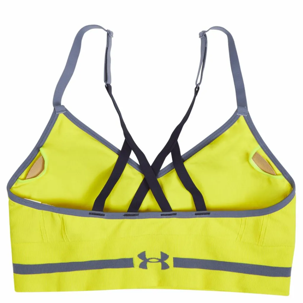 Under Armour UA Seamless Low Long Bra Gul Outlet
