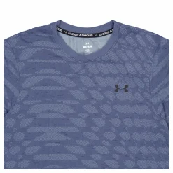 Under Armour Ua Seamless Novelty Ss Downpour Gray Blå Hot