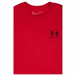 Under Armour UA SPORTSTYLE LC SS Röd Hot