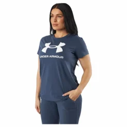 Ua Sportstyle Logo Ss Downpour Gray*Under Armour New