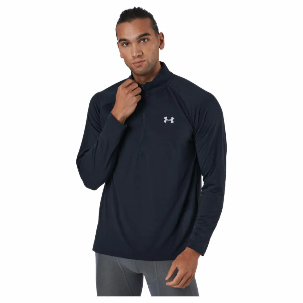 Under Armour Ua Streaker Half Zip Black Svart New