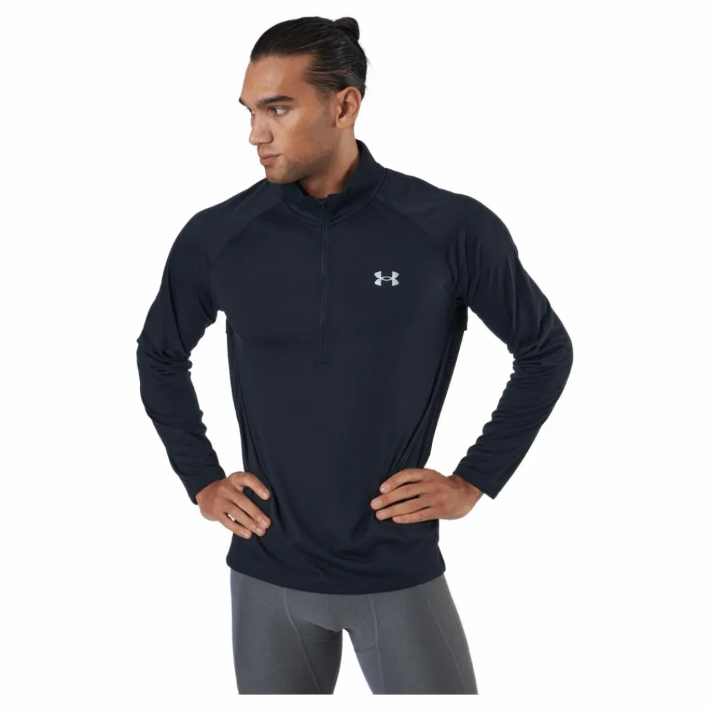 Under Armour Ua Streaker Half Zip Black Svart New