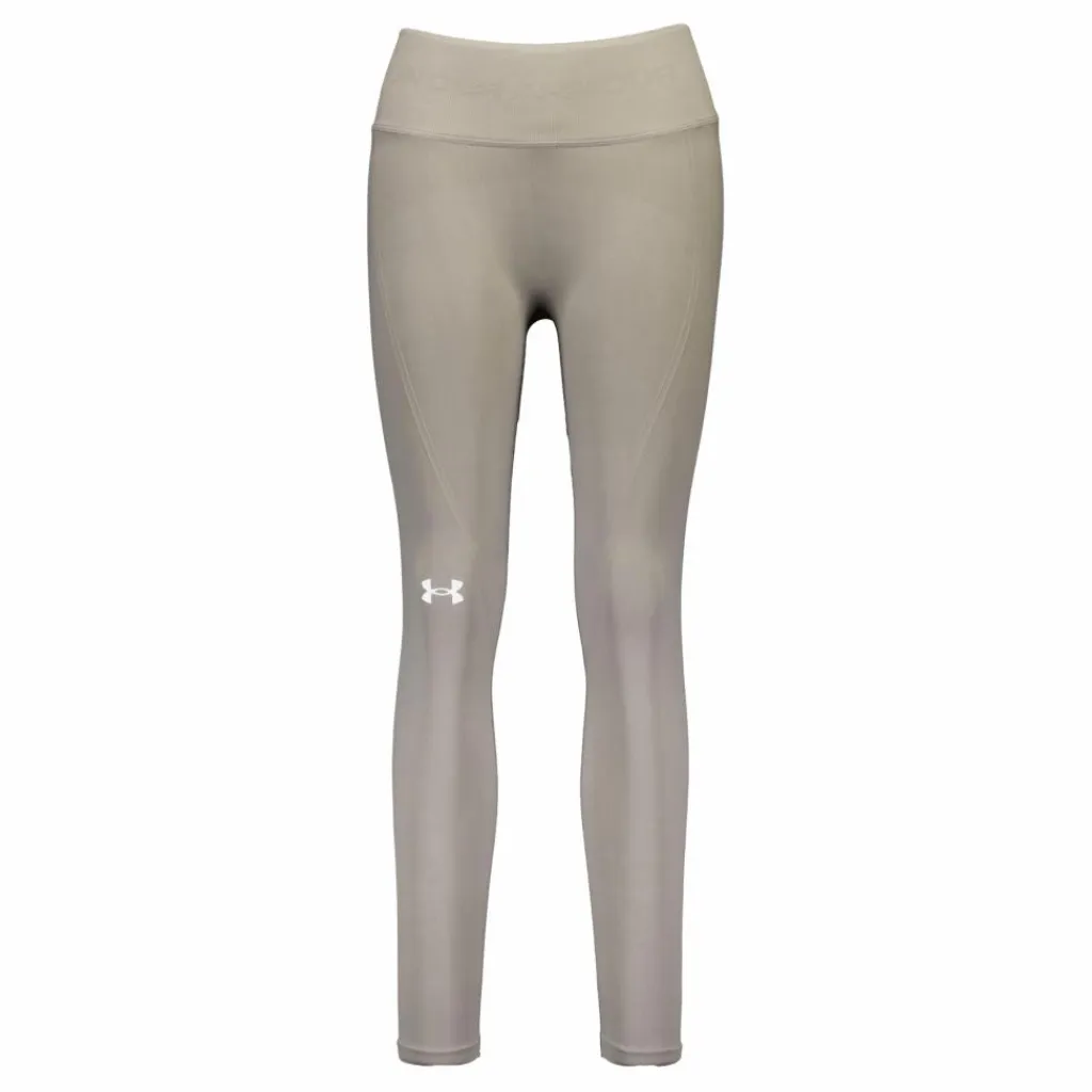 Under Armour Ua Train Seamless Legging Pewter Beige New