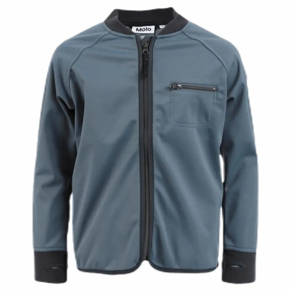 Ulas Softshell Jacket Green*Molo Hot