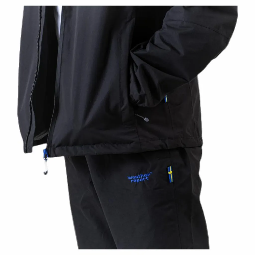 Weather Report Ulf Rainset Black Svart New