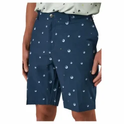 Ultimate365 Allover Print 9-Inch Golf Shorts Crew Navy / Grey One / Hemp*adidas New