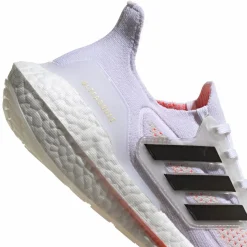 adidas Ultraboost 21 Shoes Cloud White / Core Black / Solar Red New