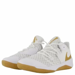 Nike Unisex Hyperspeed Court Indoor White/mtlc Gold Vit Online