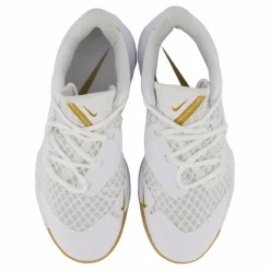 Nike Unisex Hyperspeed Court Indoor White/mtlc Gold Vit Online
