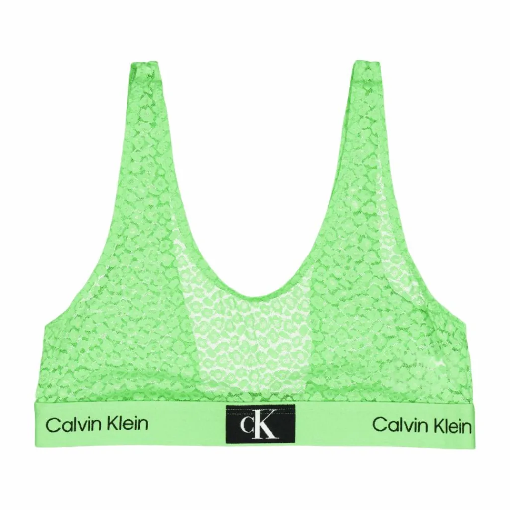 Unlined Bralette Green*Calvin Klein Outlet