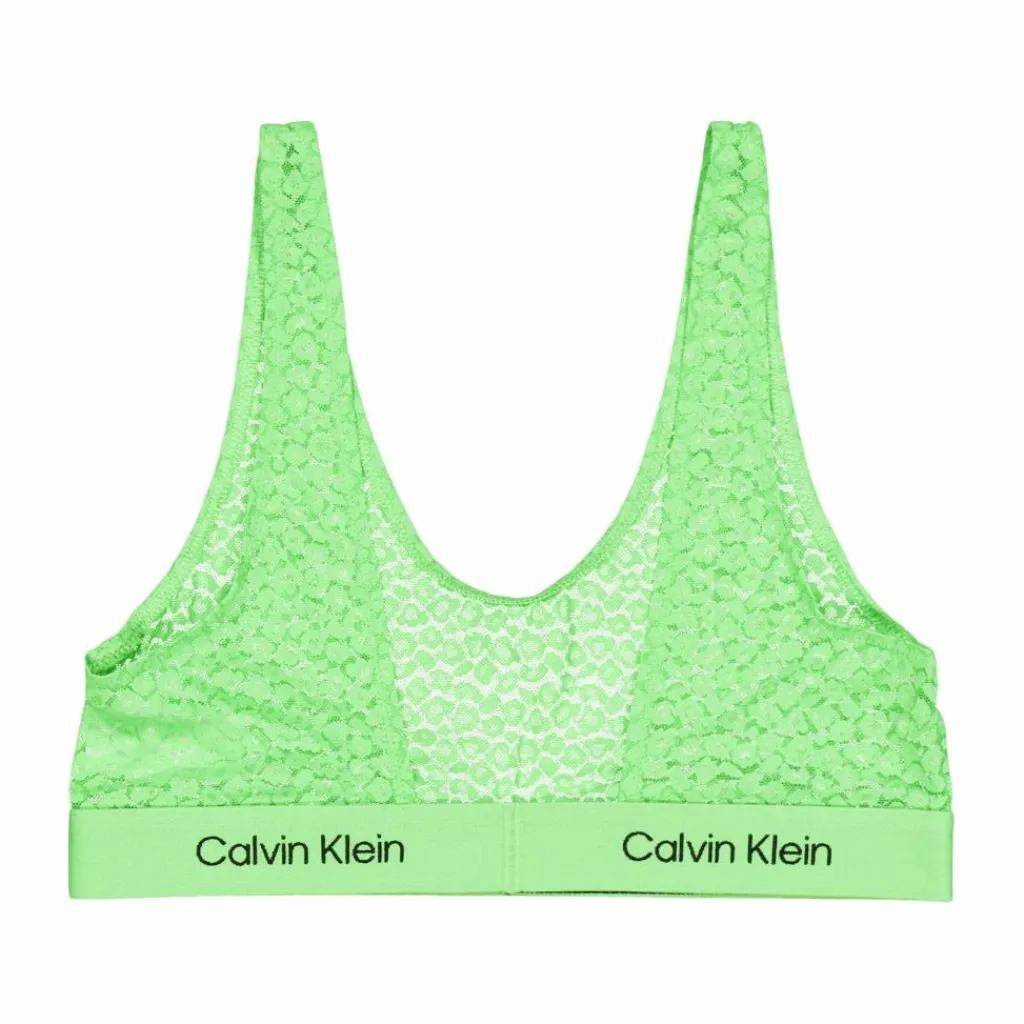 Unlined Bralette Green*Calvin Klein Outlet
