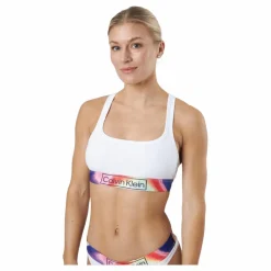 Calvin Klein Unlined Bralette White Vit