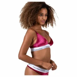Calvin Klein Unlined Triangle Red Röd Outlet