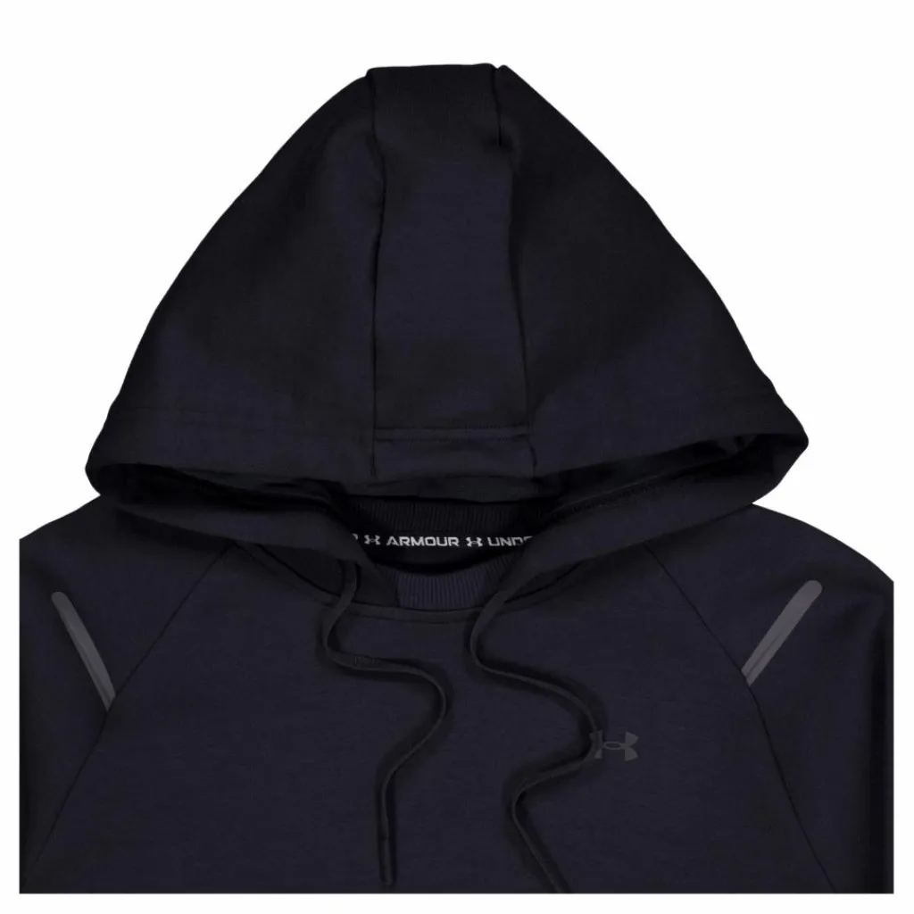 Under Armour Unstoppable Flc Hoodie Black Svart Outlet
