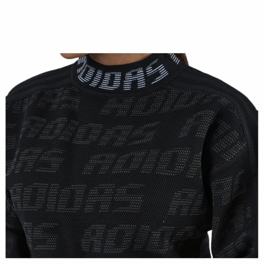 adidas Ur Crew Knit Black Svart Outlet