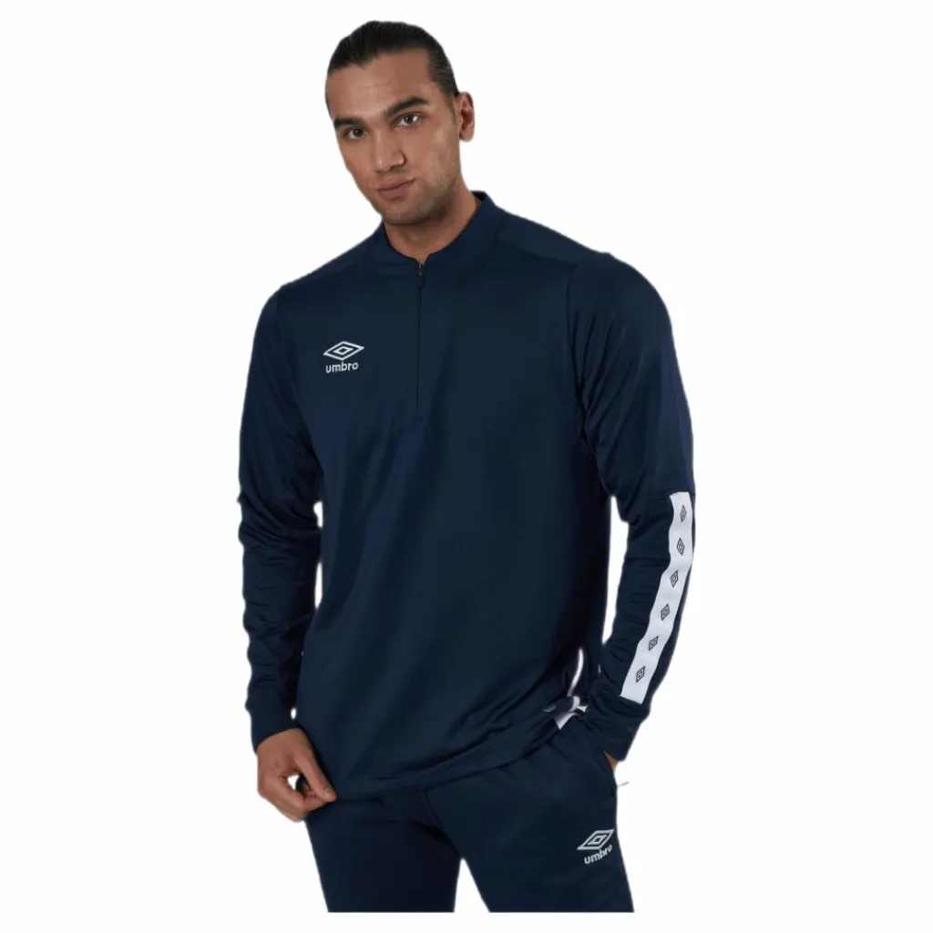 Umbro UX Elite Halfzip Top Blue/White Blå och Vit Clearance
