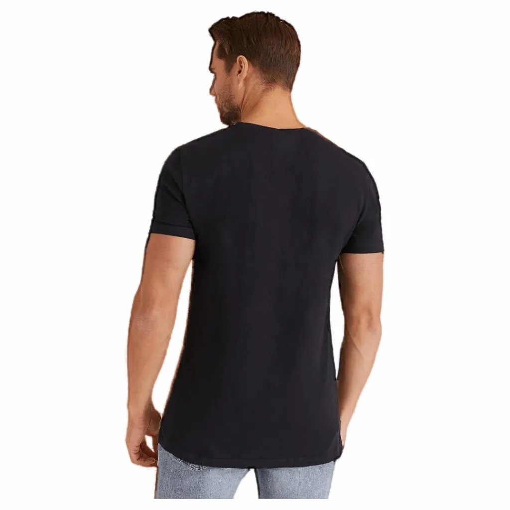 Bread & Boxers V Neck Blå New