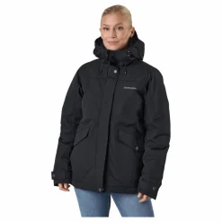 Didriksons Vanja Wns Jkt Black Svart Outlet