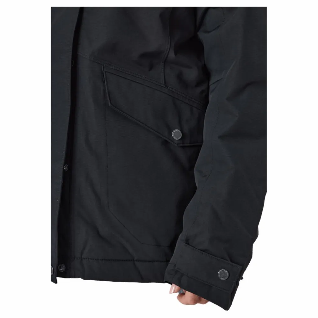Didriksons Vanja Wns Jkt Black Svart Outlet