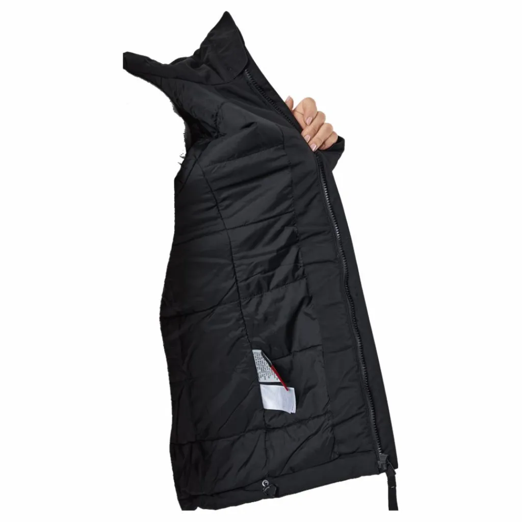 Didriksons Vanja Wns Jkt Black Svart Outlet