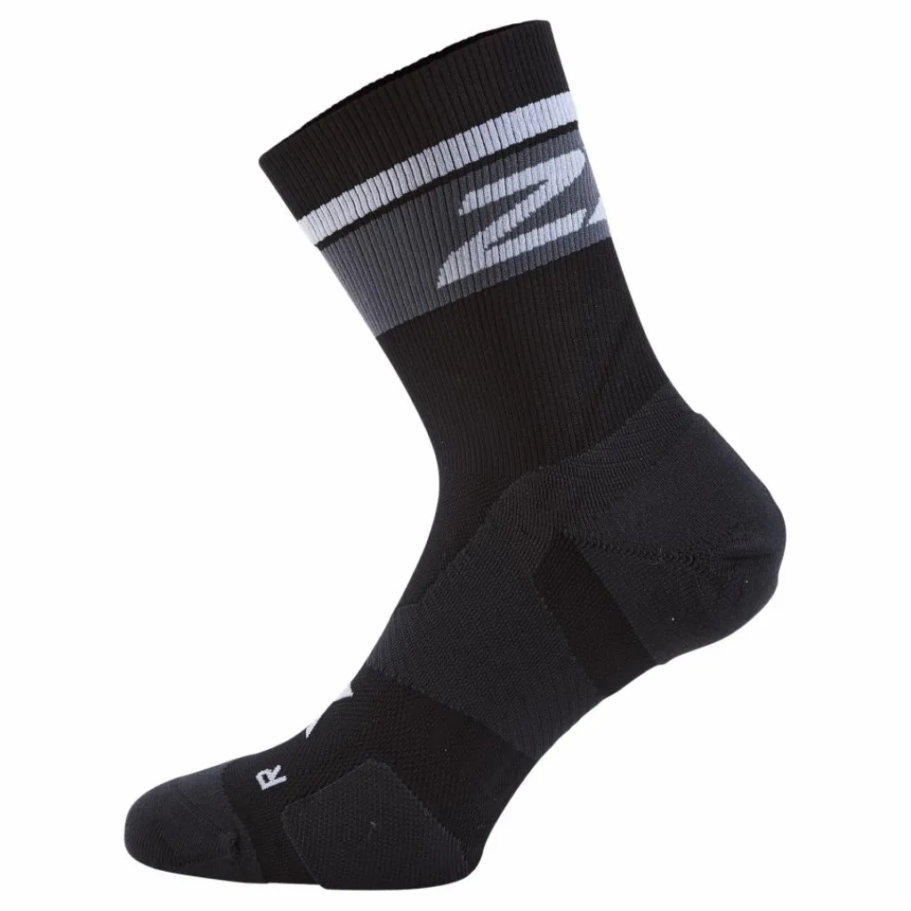 2XU Vectr Cushion Crew Socks Black/white Svart Clearance