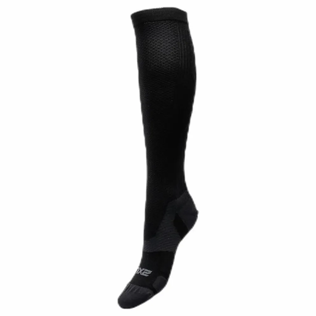 2XU VECTR Light Cushion Sock Black/Grey Svart och Grå Outlet