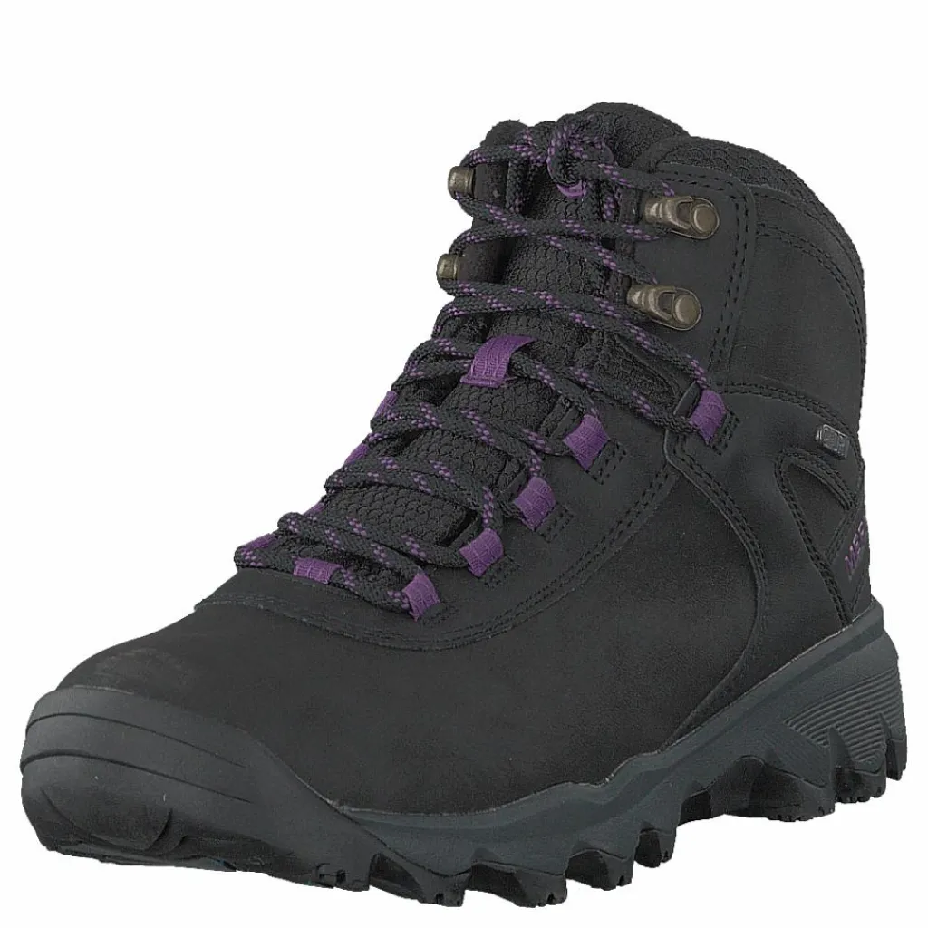 Vego Mid Leather North Wp Ice+ Black/gloxinia*Merrell Outlet