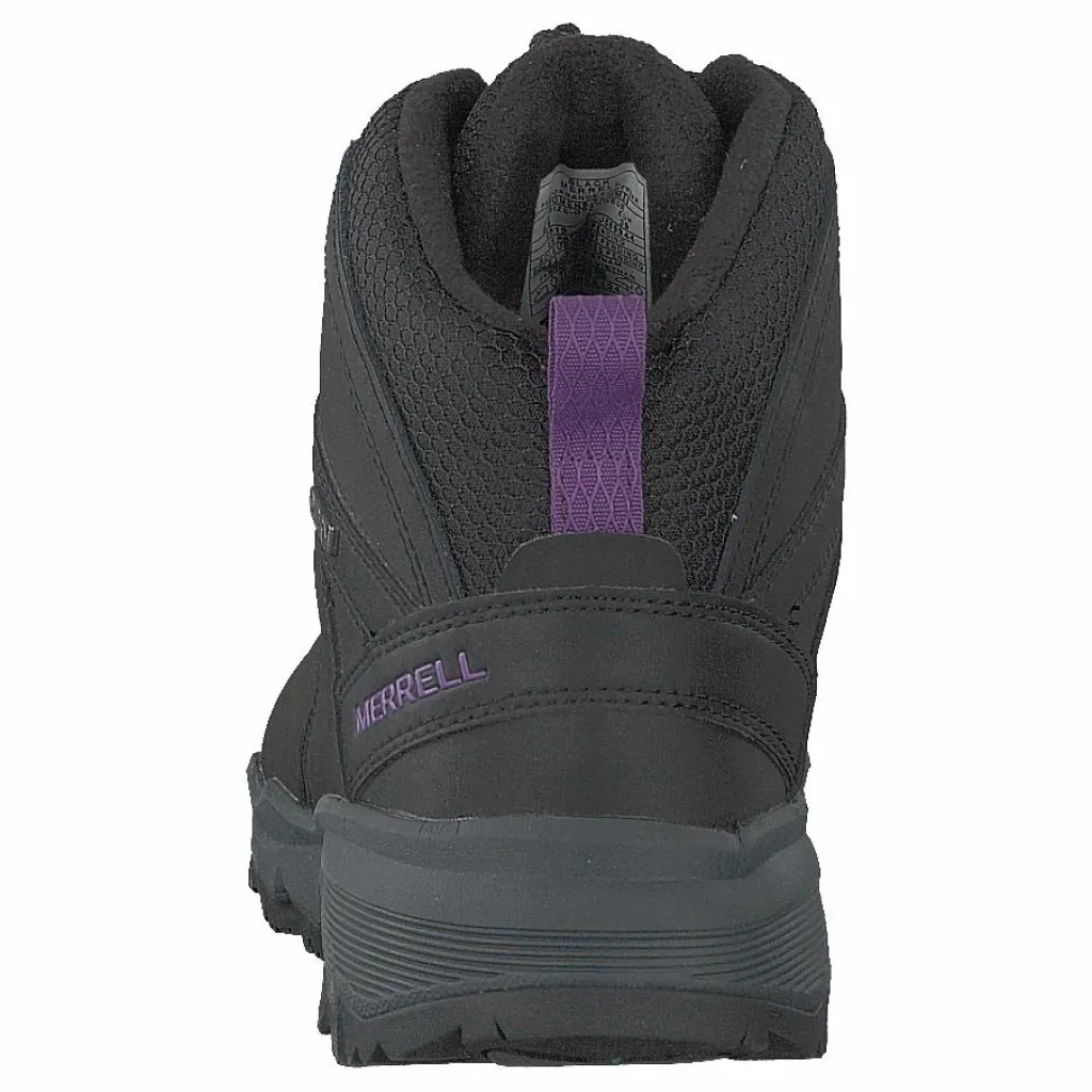 Vego Mid Leather North Wp Ice+ Black/gloxinia*Merrell Outlet