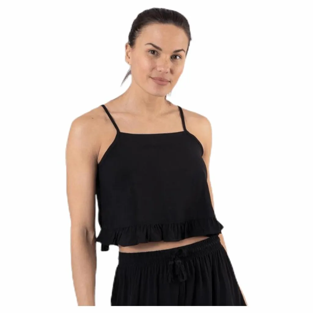 Only Vera Life Beach Top Black Svart