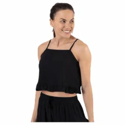 Only Vera Life Beach Top Black Svart