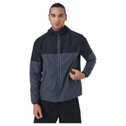 Verbol M Running Jacket W/hood India Ink*Endurance Outlet