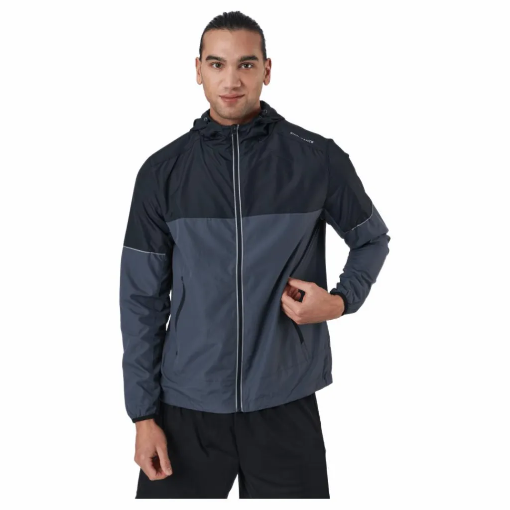 Verbol M Running Jacket W/hood India Ink*Endurance Outlet