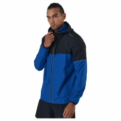 Verbol M Running Jacket W/hood Deep Ocean*Endurance Best